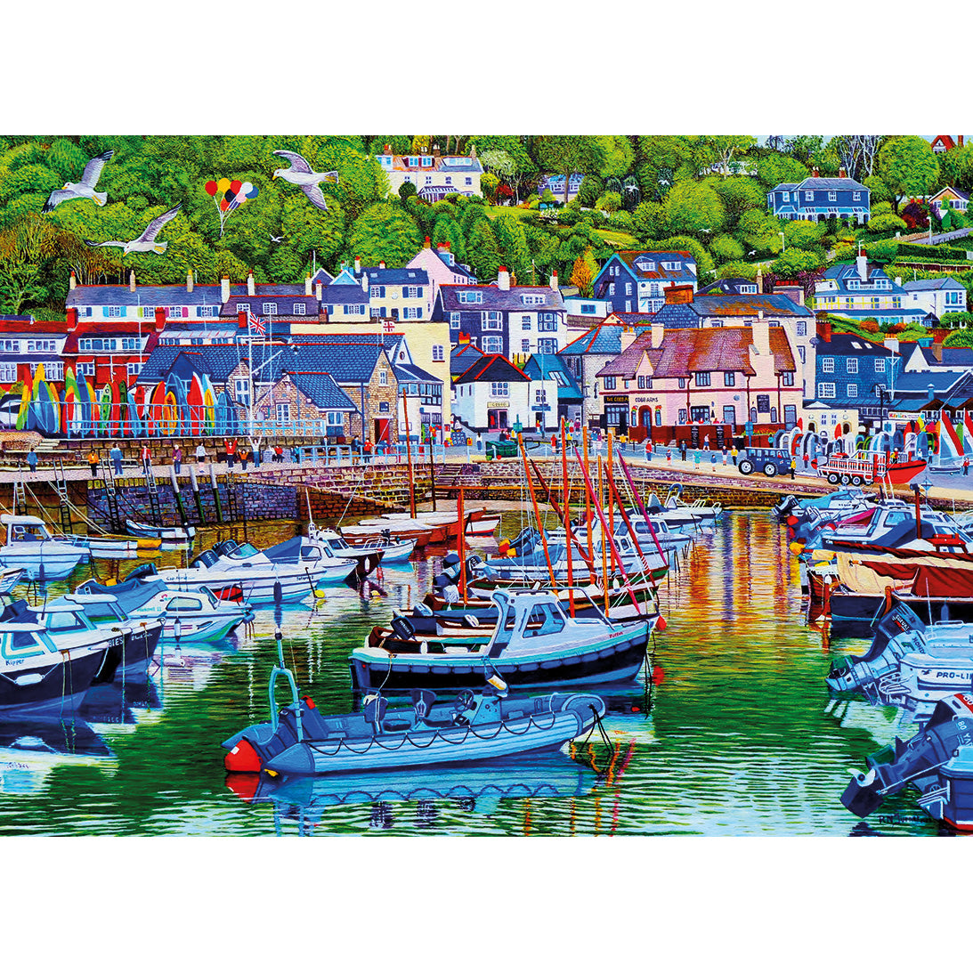 gibsons-lyme-regis-harbour-puzzle-1000-teile-k-ste image 2