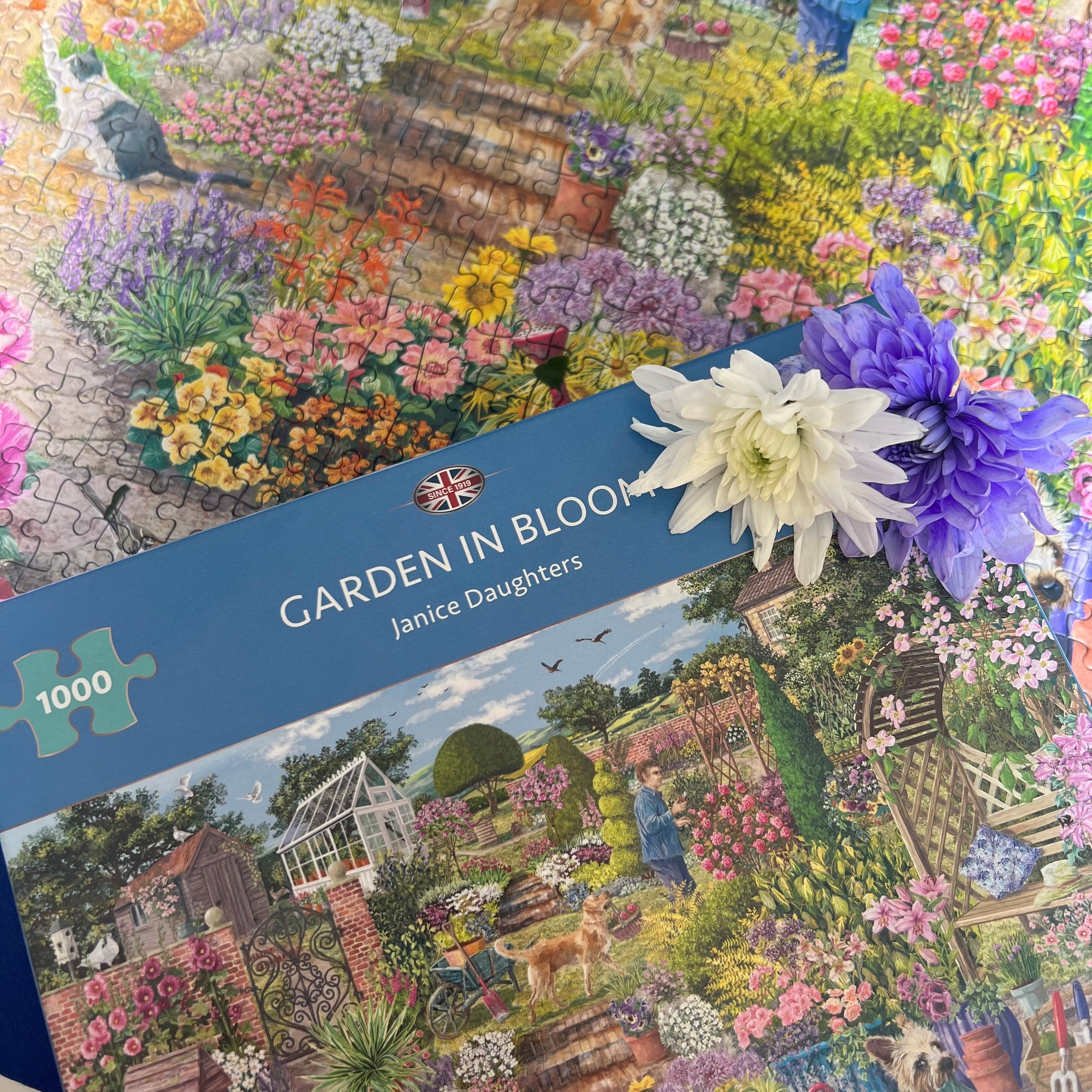 gibsons-garden-in-bloom-1000-teile-puzzle-blumen image 4
