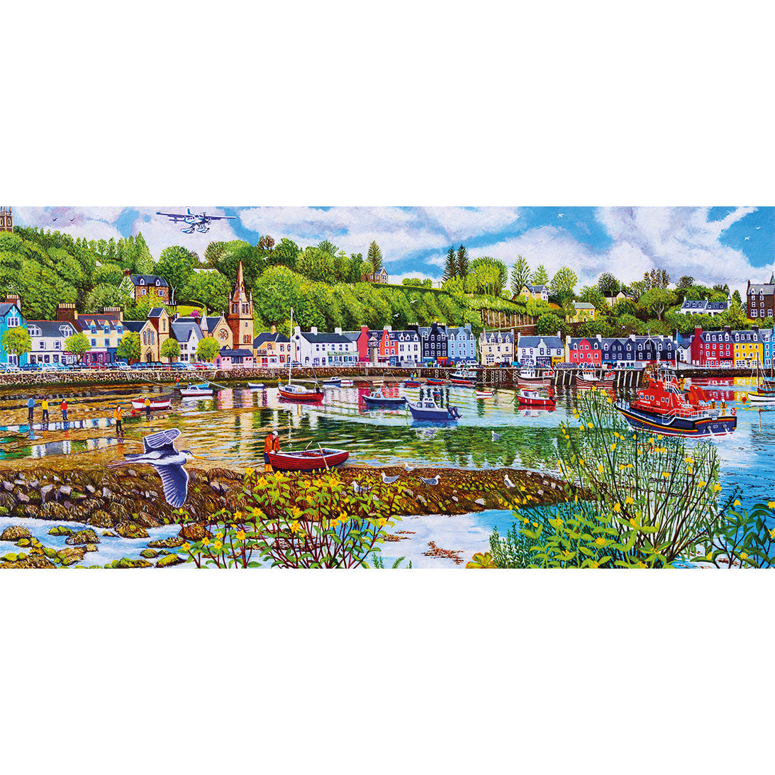 gibsons-low-tide-at-tobermory-636-teile-panorama-puzzle image 4