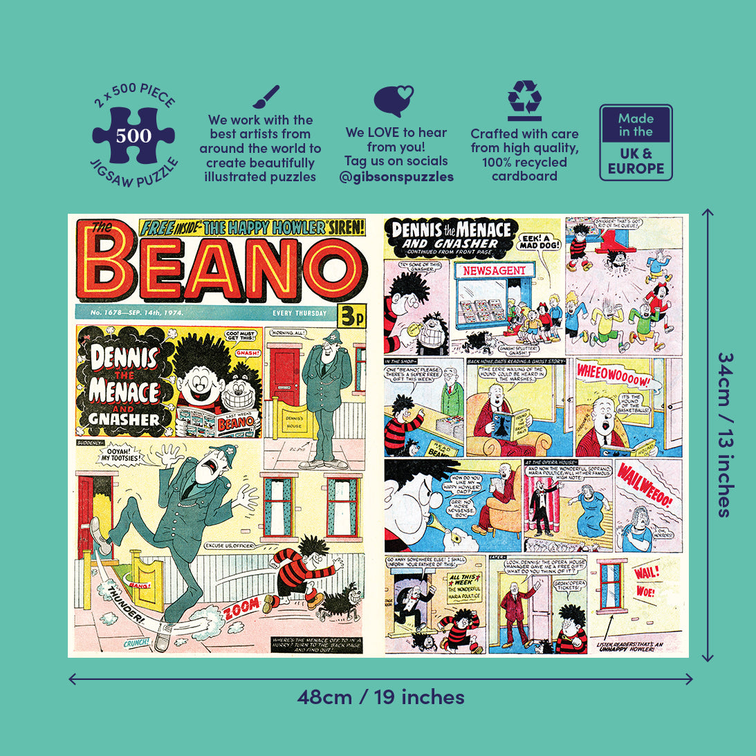 gibsons-75-years-dennis-the-menace-puzzle-2x500-comic image 5
