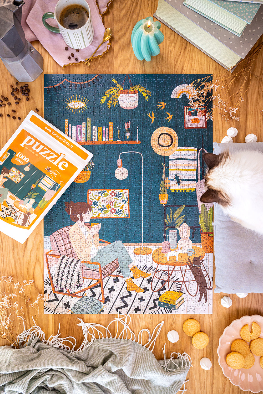 maison-joliette-cosy-puzzle-1000-teile-49x68-cm-f-r-erwachsene image 2