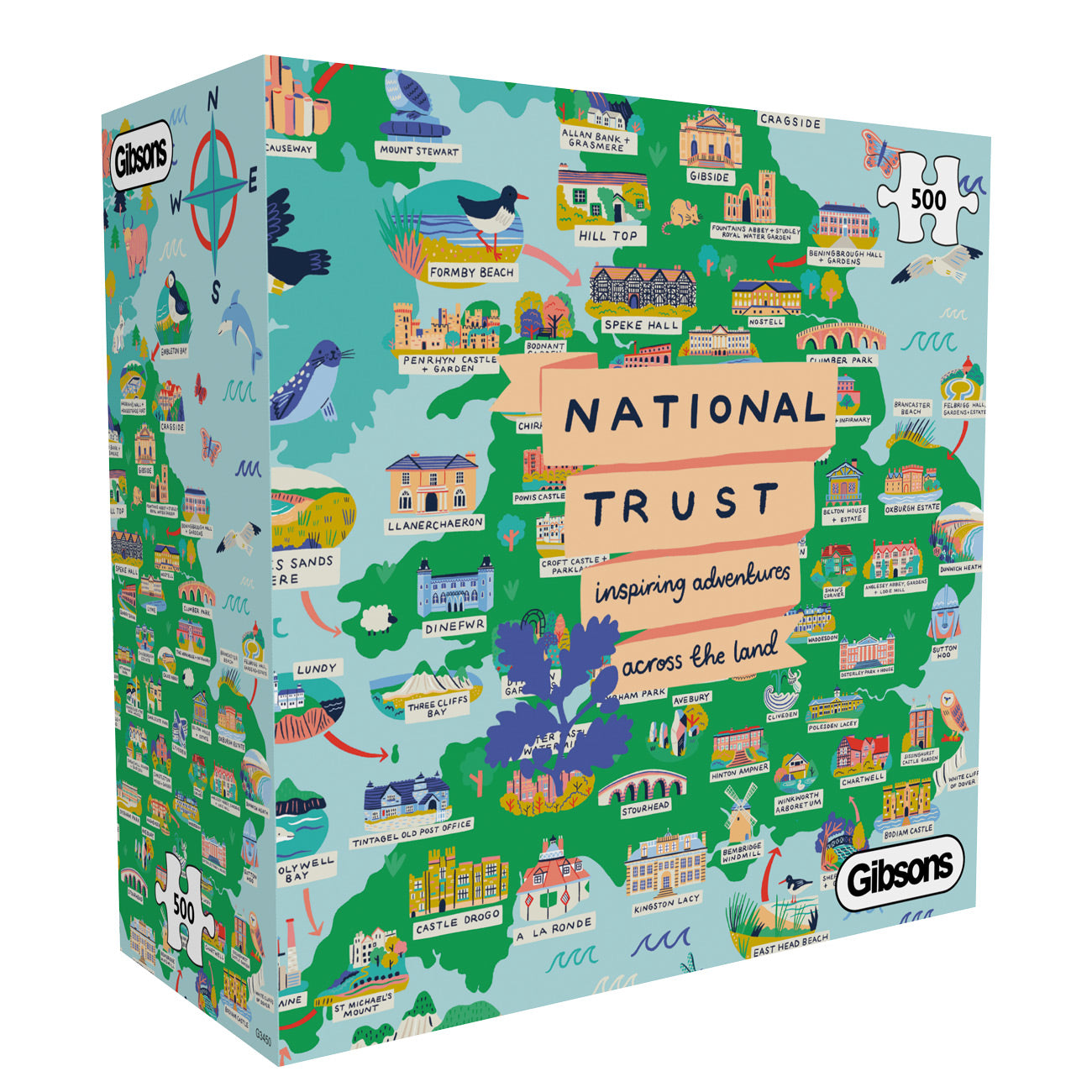 gibsons-across-the-land-500-teile-puzzle-england-karte image 1