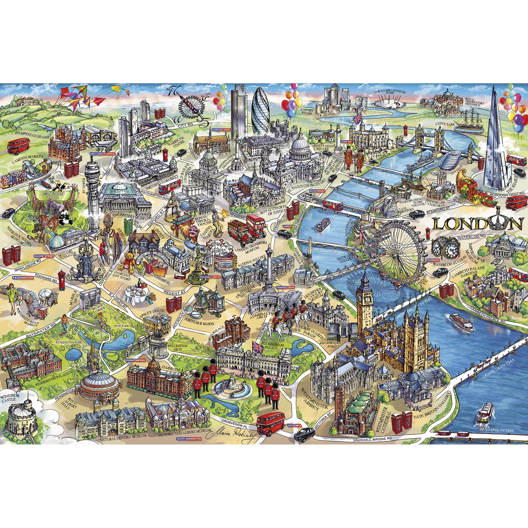 gibsons-london-landmarks-puzzle-500-teile-stadt image 4