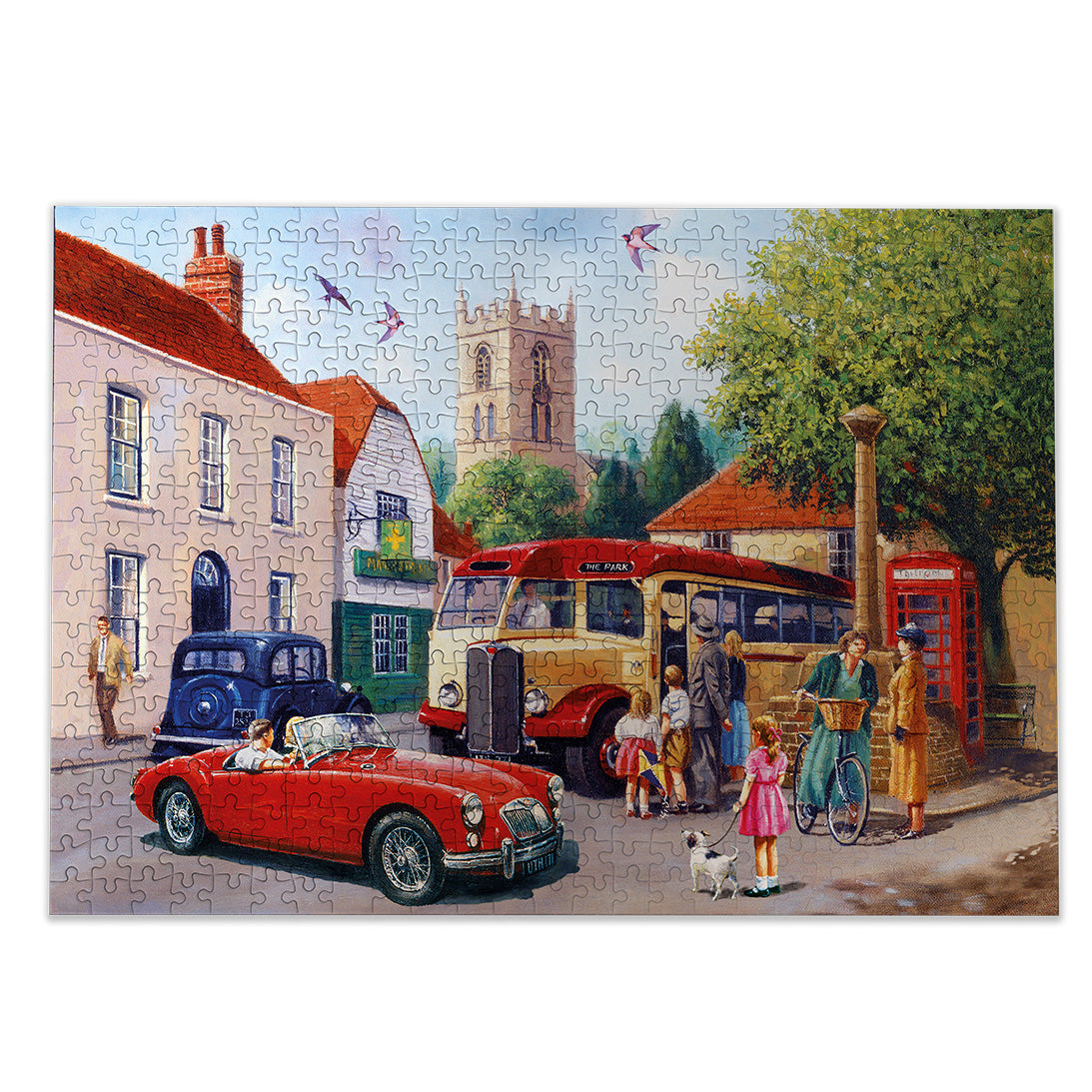 gibsons-touring-the-town-puzzle-500-teile-auto-motiv image 8