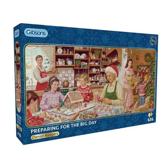 gibsons-preparing-for-the-big-day-puzzle-636-teile-weihnachten image 1