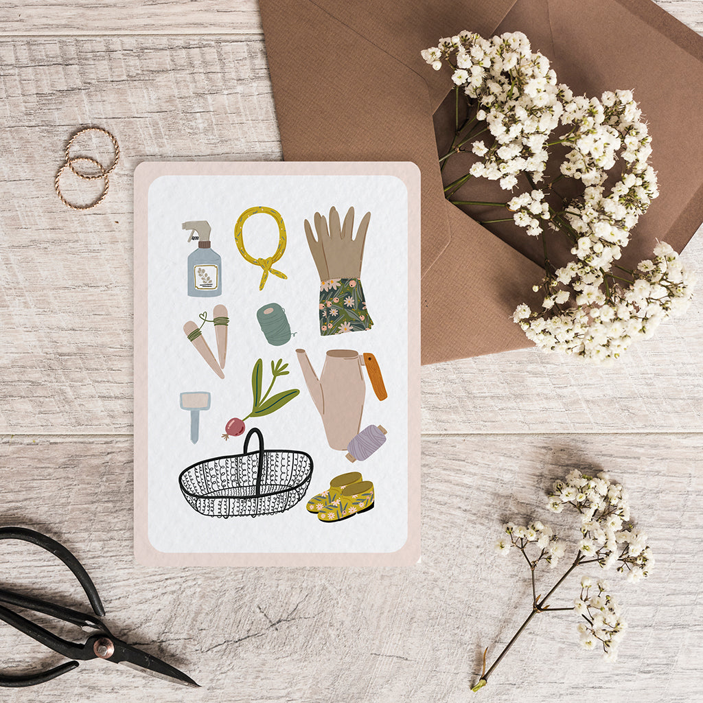 maison-joliette-jardin-secret-outils-postkarte-a6-mit-umschlag image 7