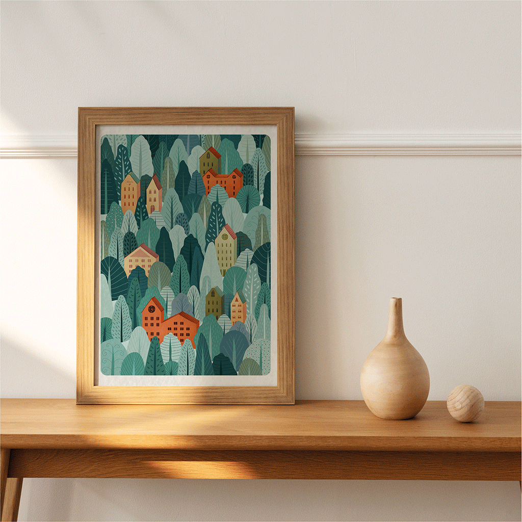 maison-joliette-du-vent-dans-les-cimes-poster-a4-mit-reliefpapier image 4