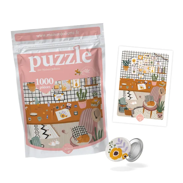 maison-joliette-l-atelier-pack-puzzle-1000-teile-mit-badge-karte image 1