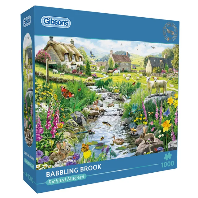 gibsons-babbling-brook-puzzle-1000-teile-landschaft image 1