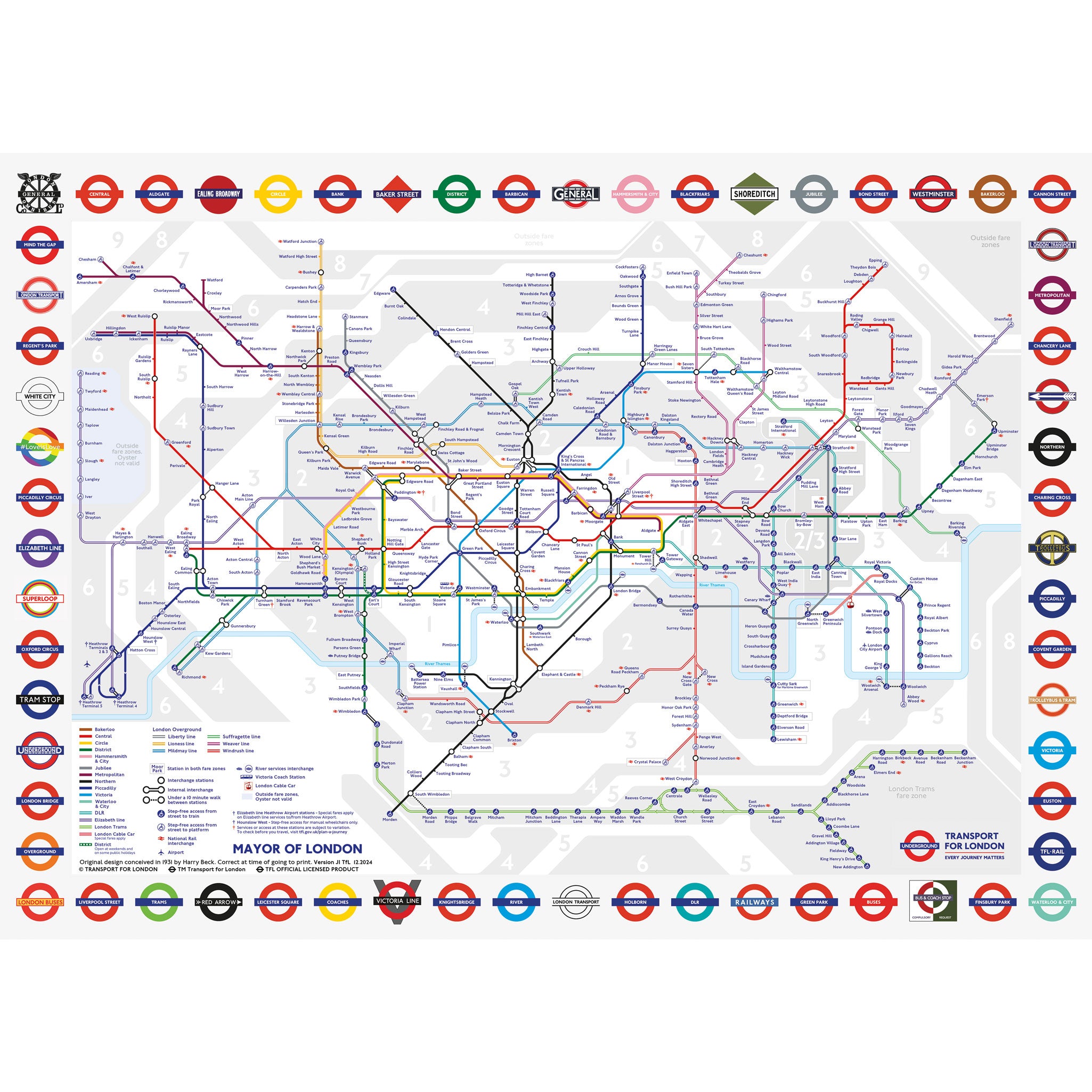 gibsons-tfl-london-tube-map-puzzle-1000-teile-karte image 6