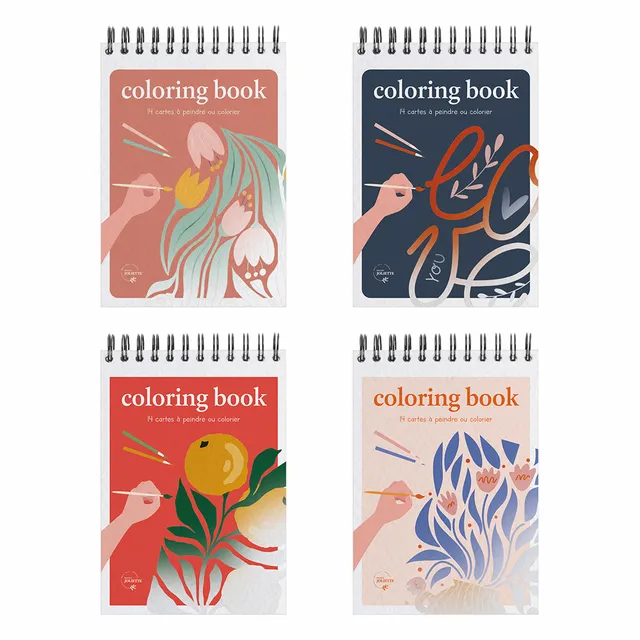 maison-joliette-carnet-de-coloriage-a6-malbuch-4er-set-14-motive image 1