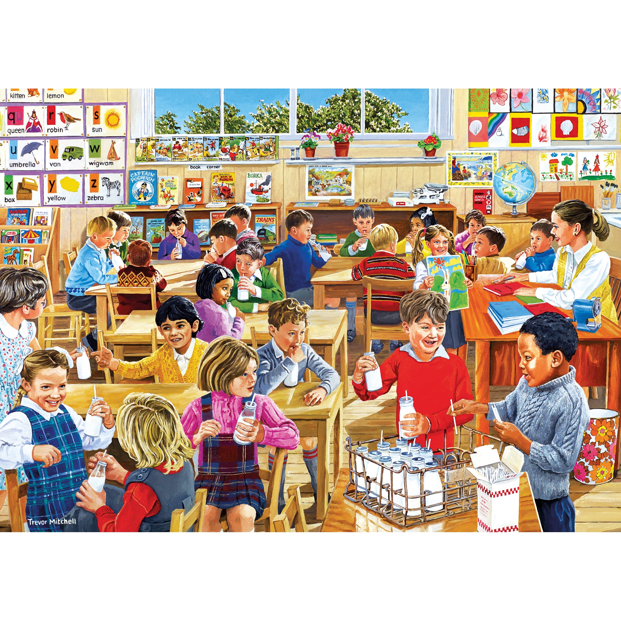 gibsons-school-days-4x500-teile-puzzle-nostalgie-set image 5