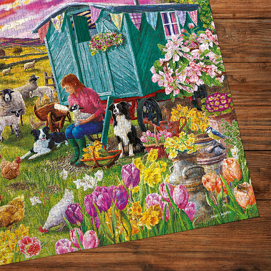 gibsons-shepherd-s-delight-puzzle-1000-teile-schafe image 2