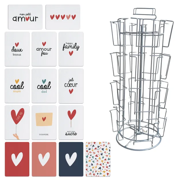 maison-joliette-love-postkarten-set-100er-mit-display image 1