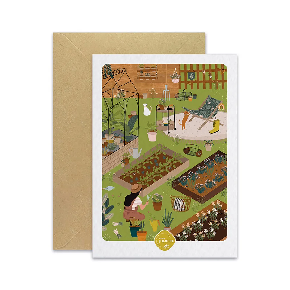 maison-joliette-cartes-postales-jardin-secret-postkarte-umschlag image 1