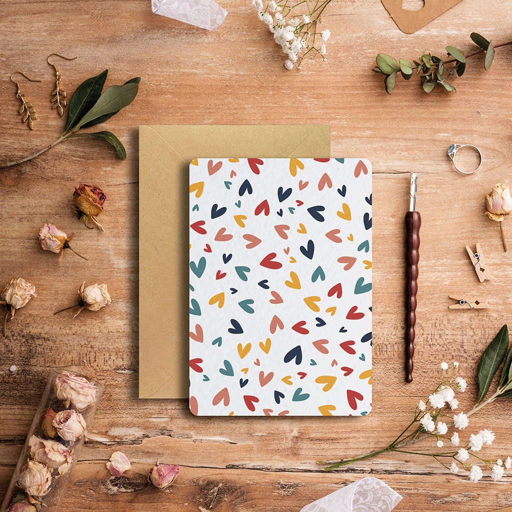 maison-joliette-minis-coeurs-postkarte-ohne-umschlag-herzen image 2