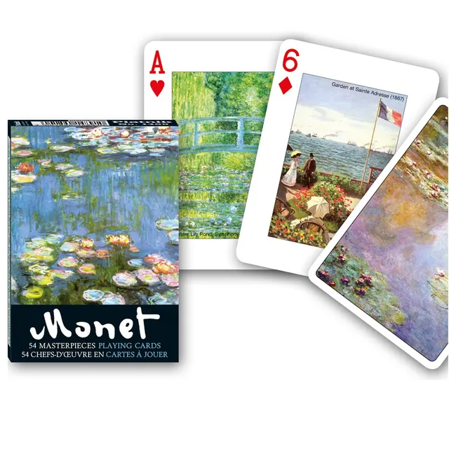 gibsons-monet-spielkarten-kunst-karten-55-karten-set image 1