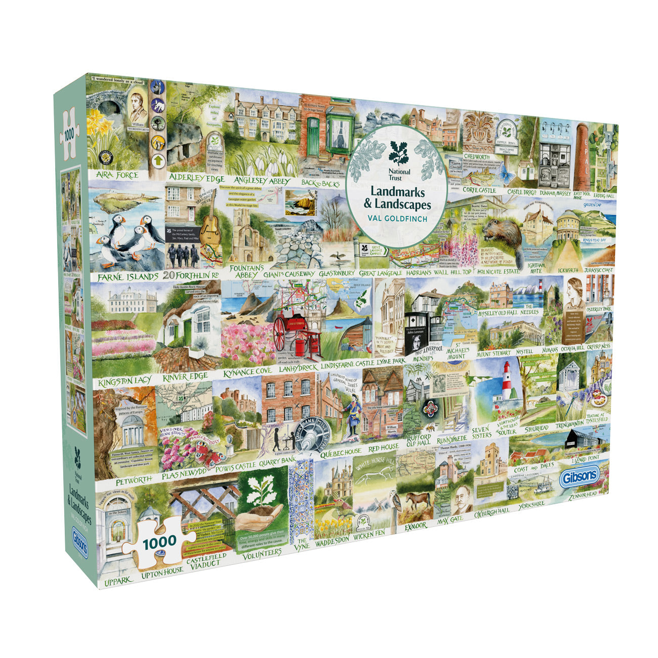 gibsons-national-trust-landmarks-landscapes-puzzle-1000teile image 1