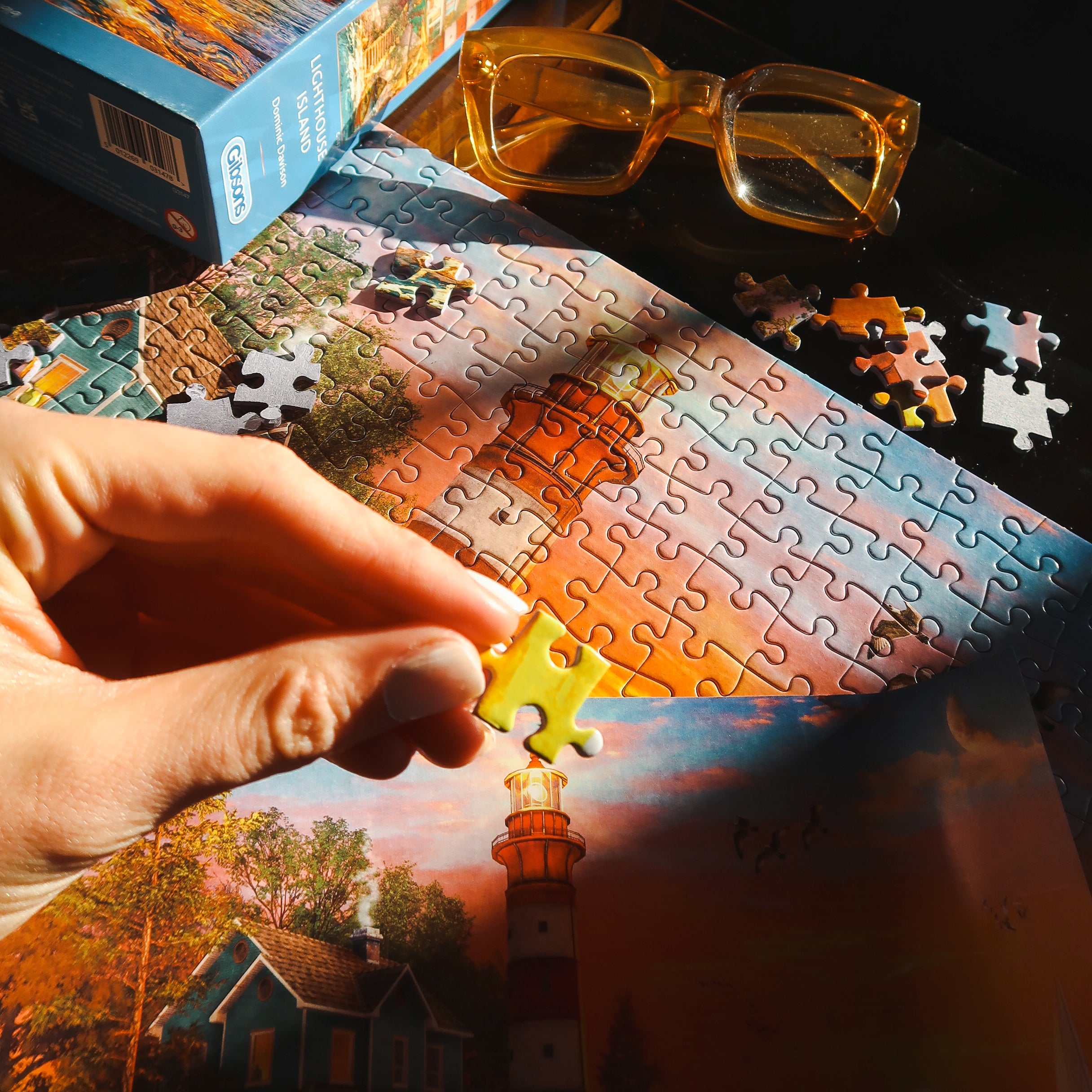 gibsons-lighthouse-island-puzzle-500-teile-leuchtturm image 2