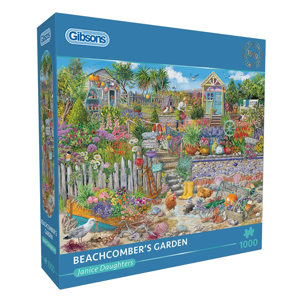 gibsons-beachcombers-garden-puzzle-1000-teile-garten image 1