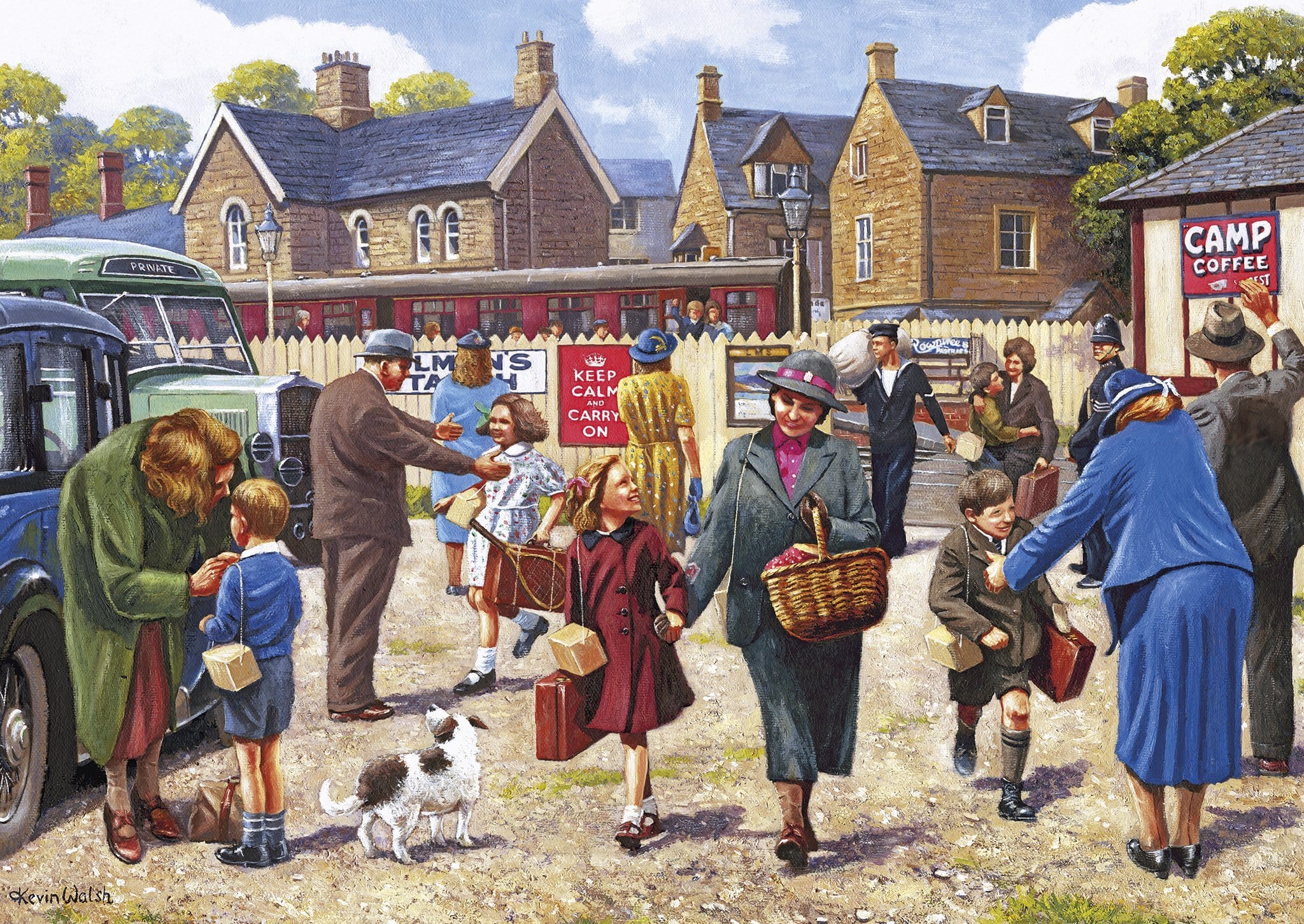 gibsons-the-evacuees-puzzle-4x500-teile-nostalgie image 8