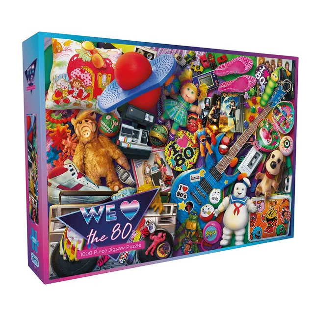 gibsons-we-love-the-80s-puzzle-1000-teile-nostalgie image 1