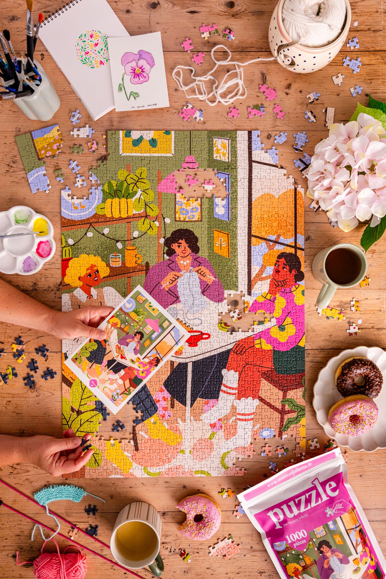 maison-joliette-puzzles-les-copines-1000-teile-puzzle-49x68-cm image 8