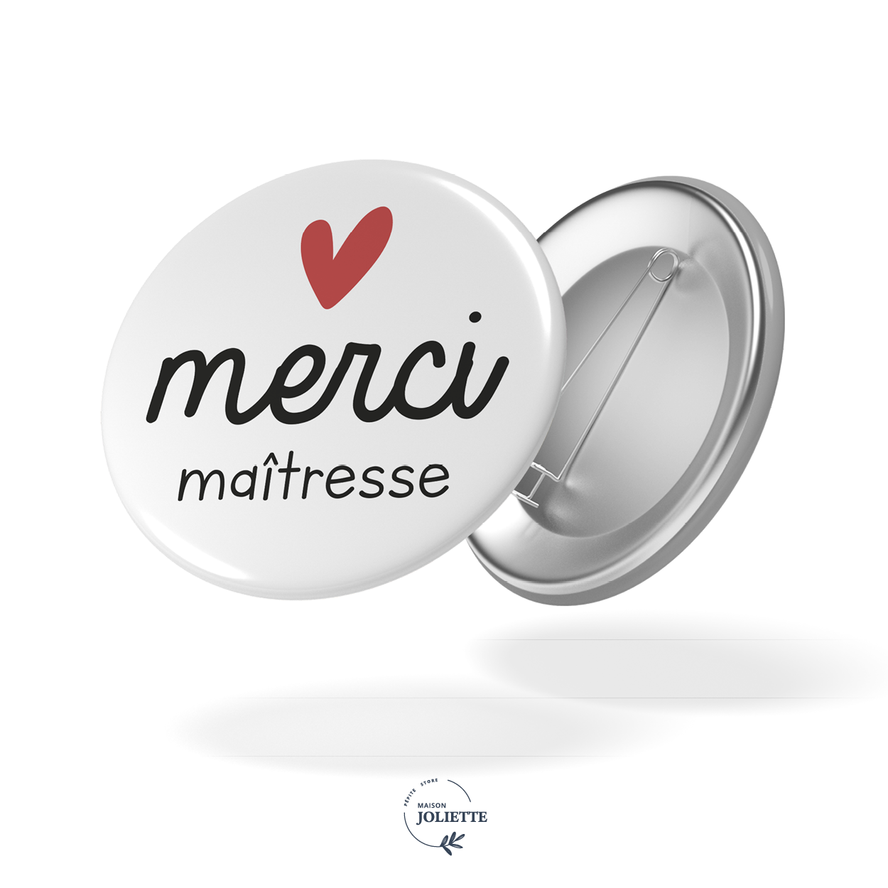 maison-joliette-love-button-merci-ma-tresse-32-mm-matt image 1