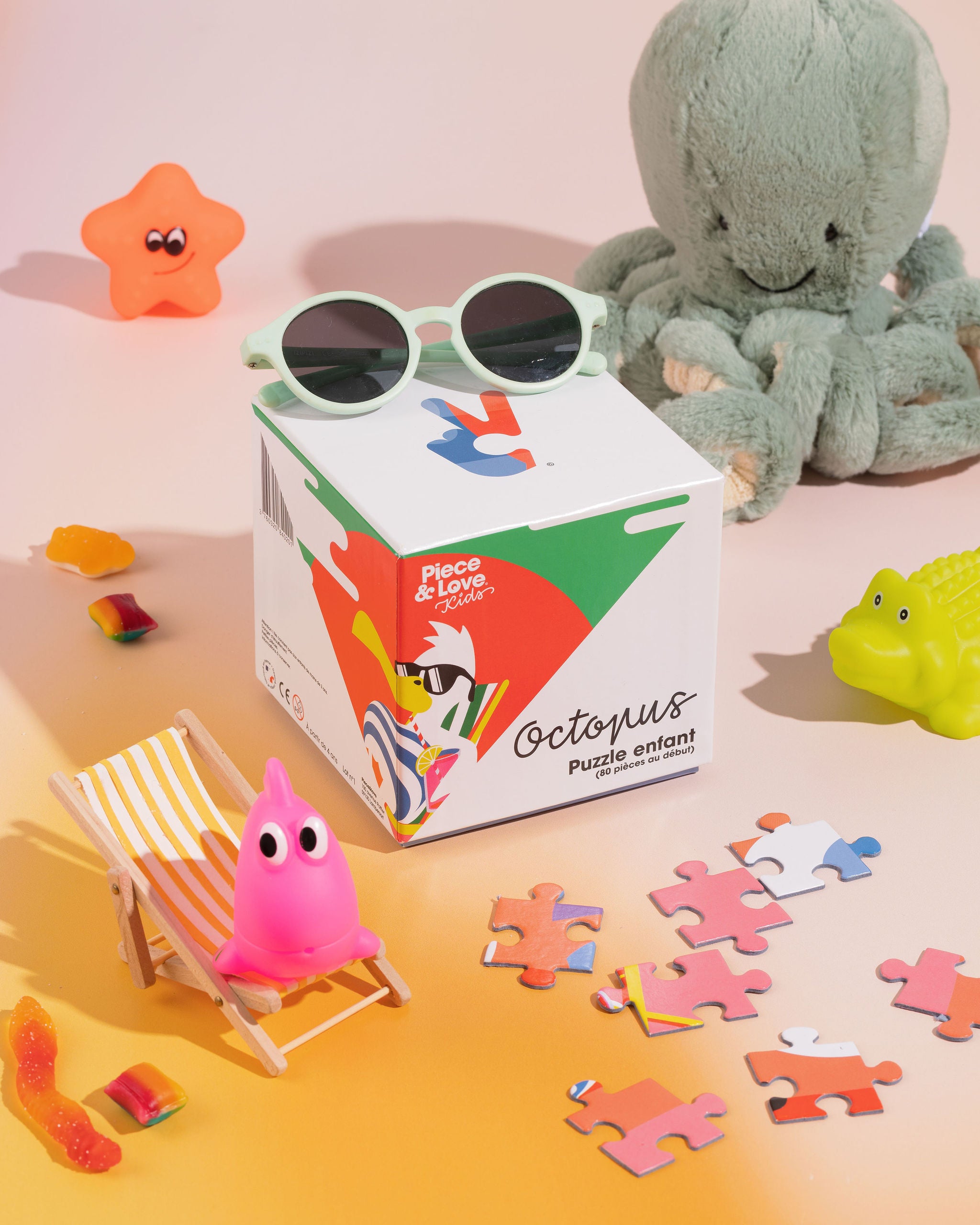 piece-love-kids-octopus-puzzle-80-teile image 1