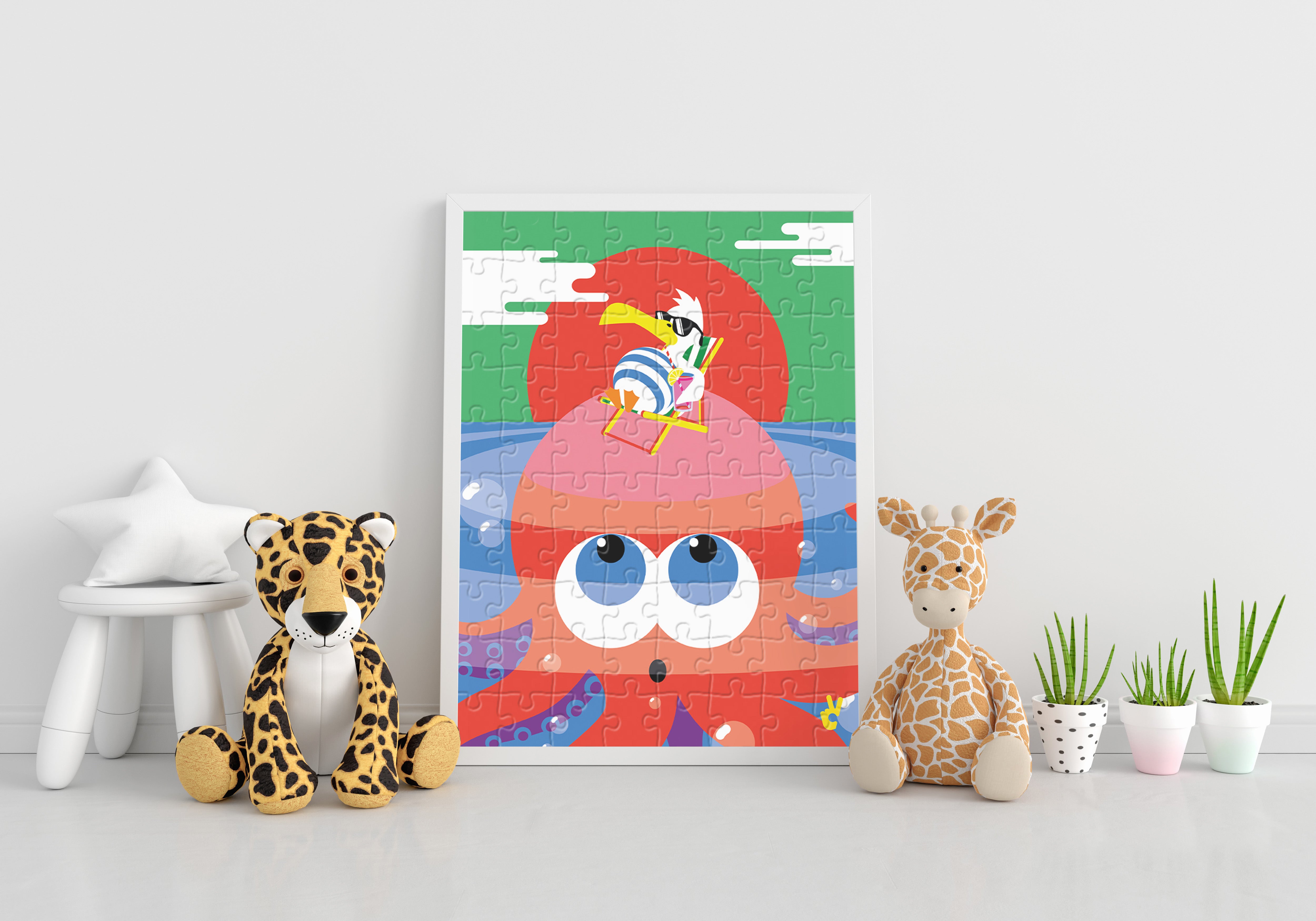 piece-love-kids-octopus-puzzle-80-teile image 4