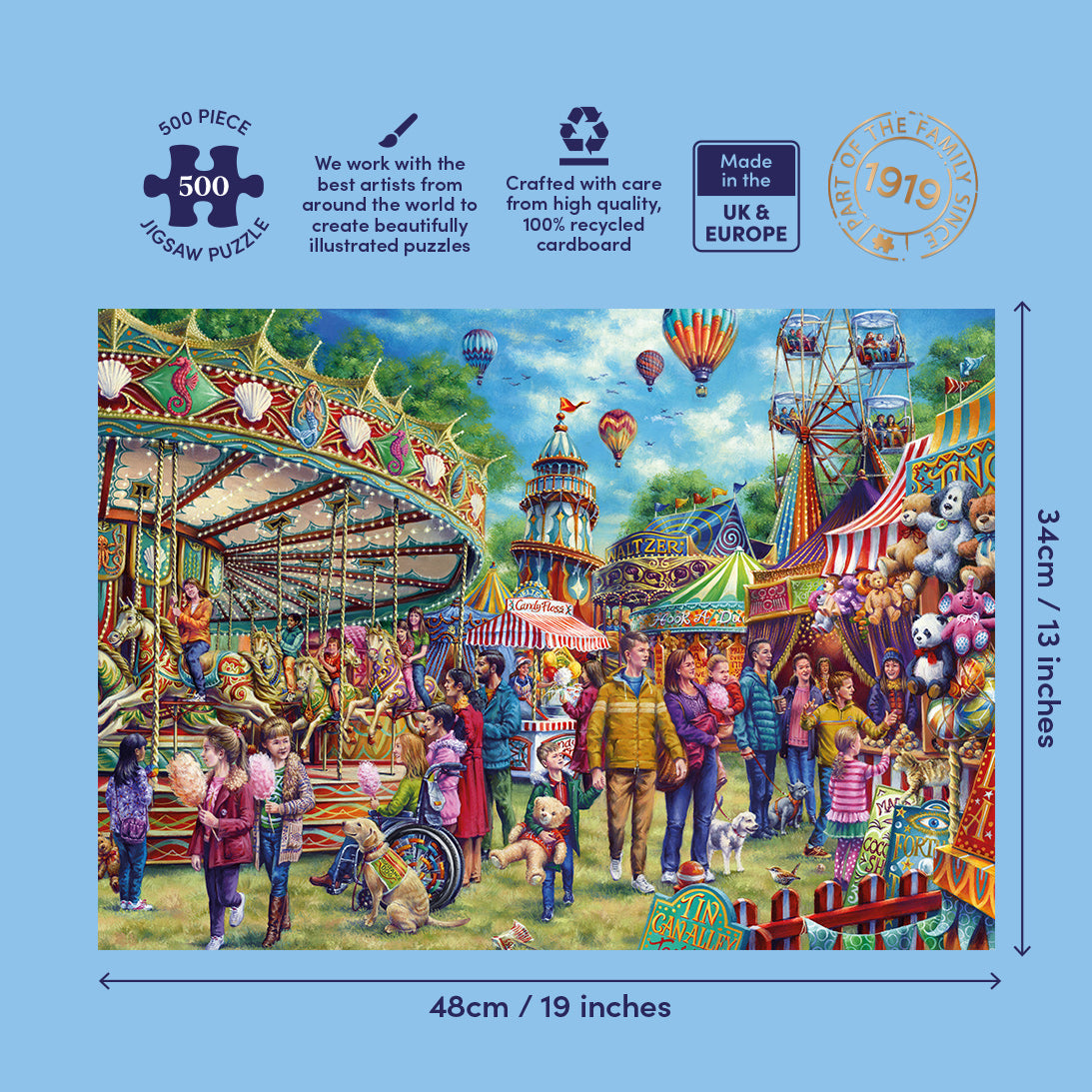 gibsons-fun-at-the-fair-puzzle-500-teile-jahrmarkt image 6