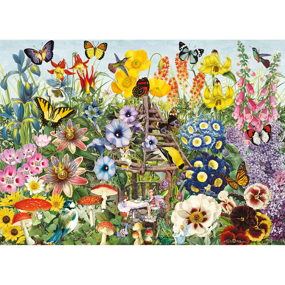 gibsons-fairy-garden-puzzle-1000-teile-gartenmotiv image 4