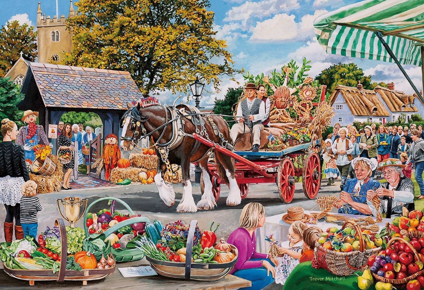 gibsons-village-celebrations-4x500-teile-puzzle-set-dorf image 7