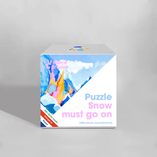 piece-love-snow-must-go-on-puzzle-1000-teile-winter image 1