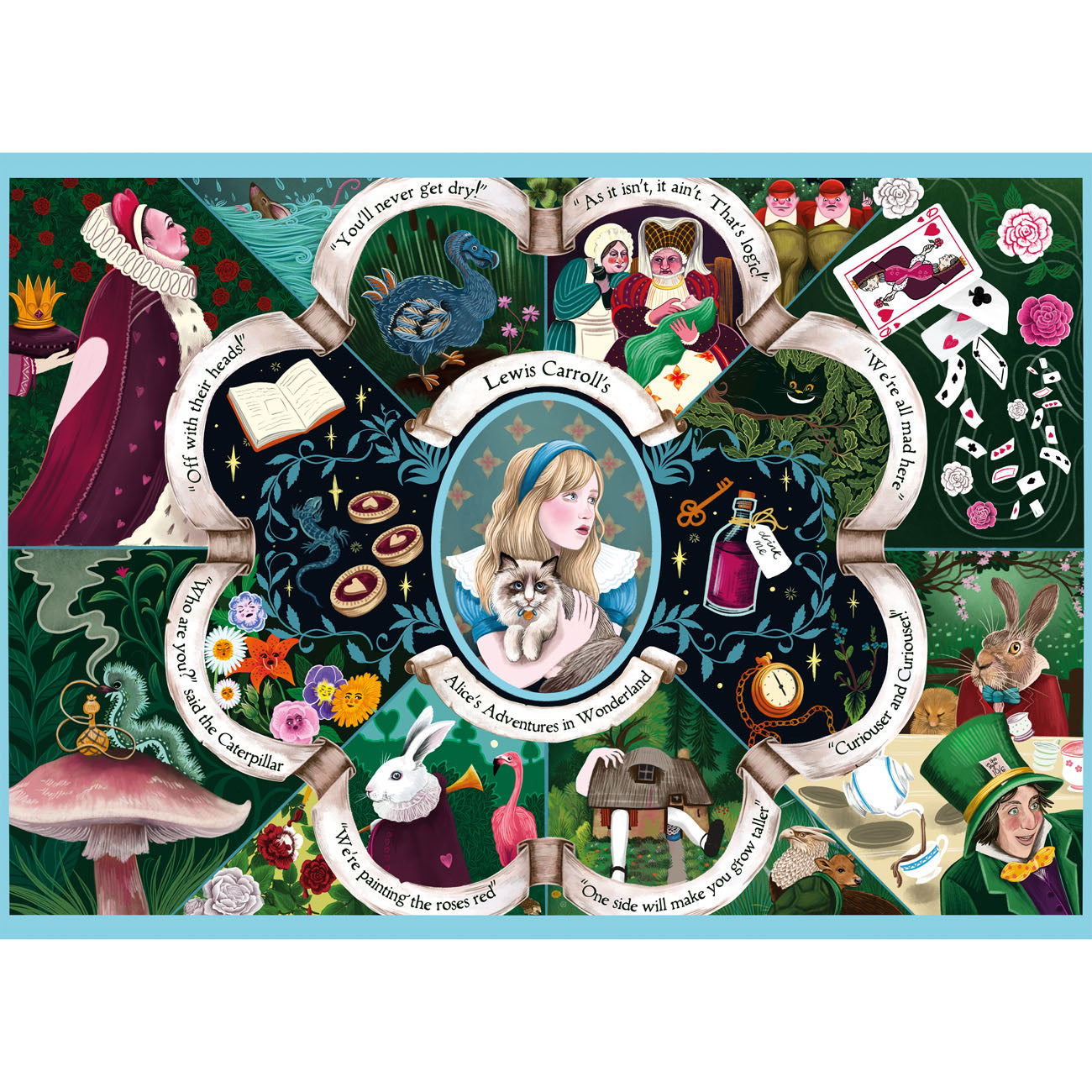 gibsons-alice-s-adventures-in-wonderland-puzzle-1000-m-rchen image 8