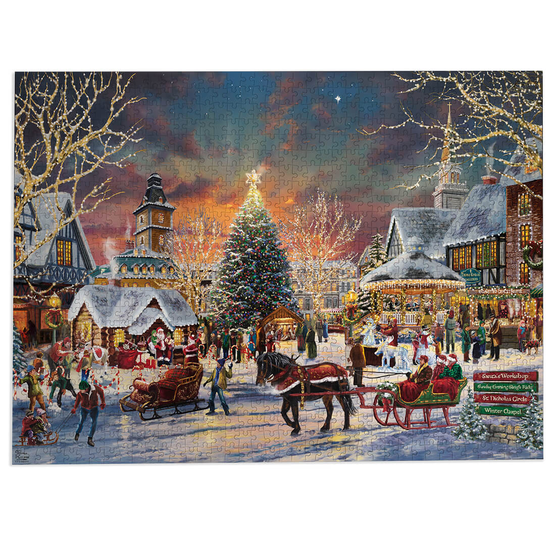 gibsons-the-christmas-festival-puzzle-1000-teile-weihnachten image 8