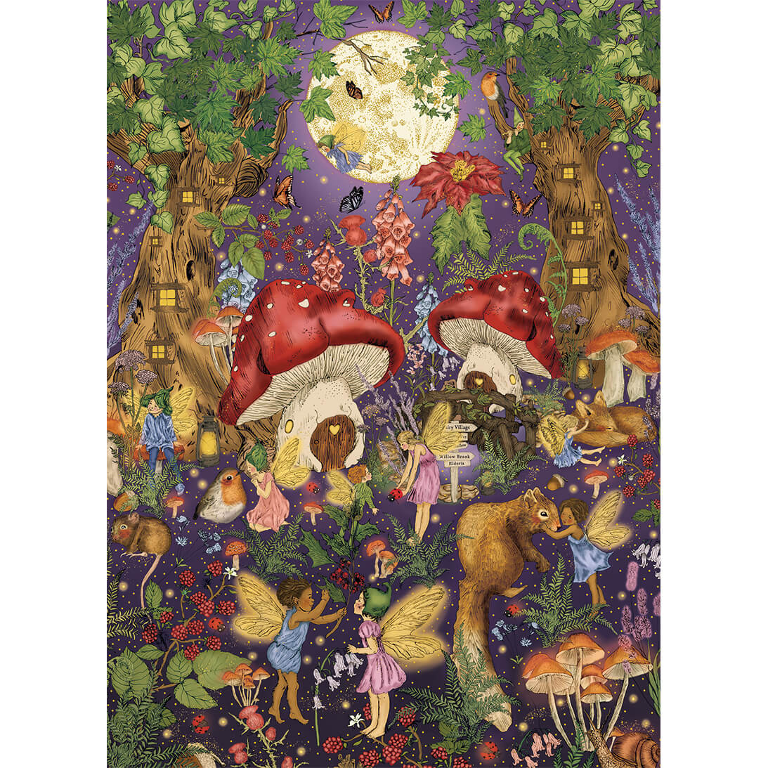 gibsons-art-file-fairytale-puzzle-1000-teile-feenwald image 4