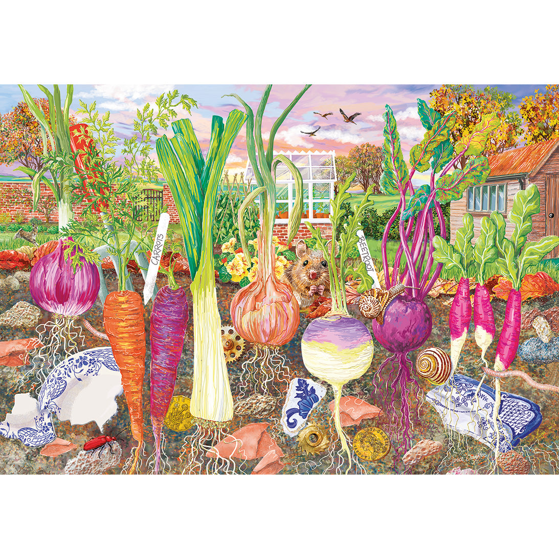 gibsons-roots-and-shoots-puzzle-4x500-garten image 5