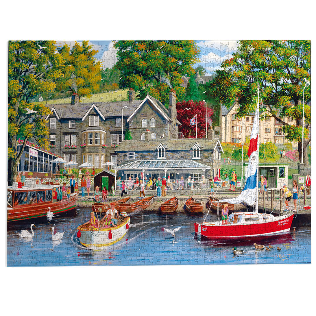 gibsons-summer-in-ambleside-puzzle-1000-teile-sommer image 8