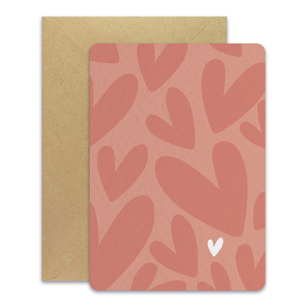 maison-joliette-coeurs-rose-postkarte-a6-herzen-mit-umschlag image 1