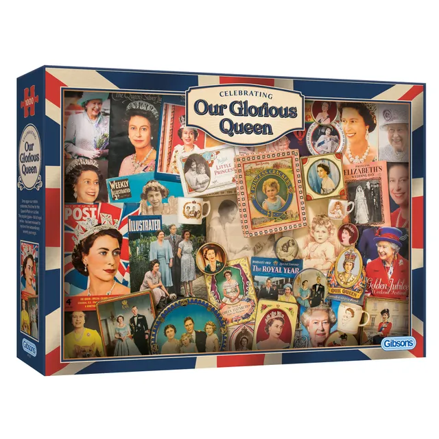 gibsons-our-glorious-queen-puzzle-1000-teile-queen-elizabeth image 1