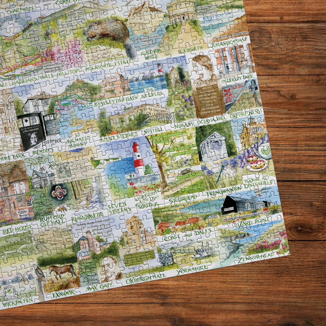 gibsons-national-trust-landmarks-landscapes-puzzle-1000teile image 3