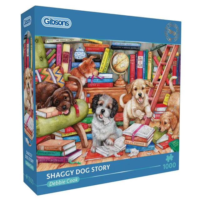 gibsons-shaggy-dog-story-puzzle-1000-teile-hunde image 1