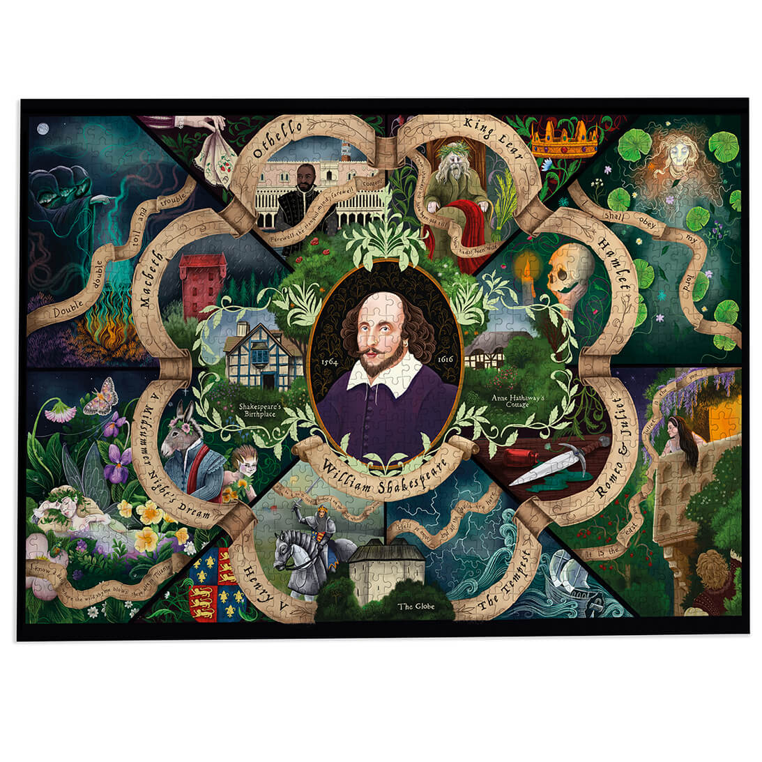 gibsons-shakespeare-1000-teile-puzzle-literatur image 5