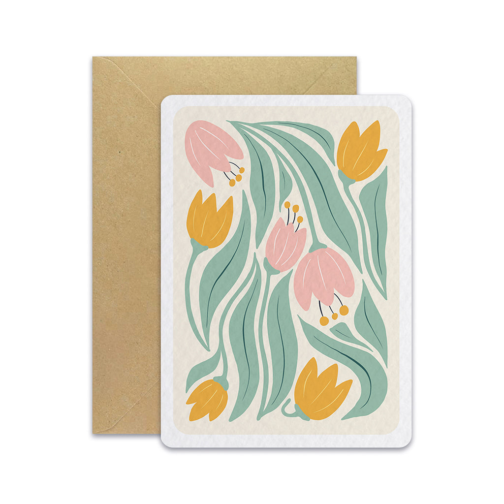 maison-joliette-cartes-floral-lys-postkarte-10-5x14-8-cm image 1