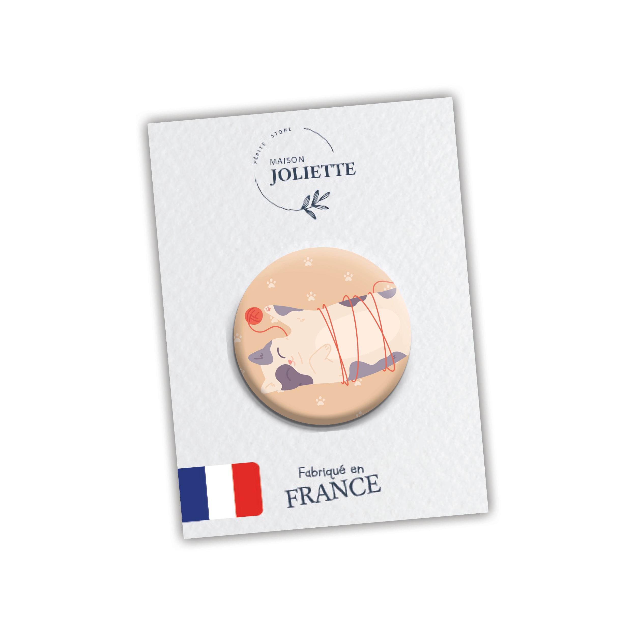 maison-joliette-badges-pause-ronron-button-katze-nr-2-32-mm image 2