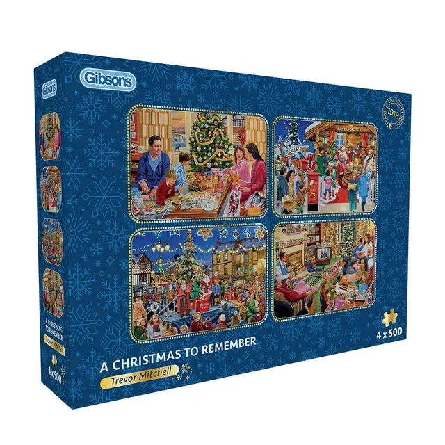 gibsons-a-christmas-to-remember-4x500-teile-puzzle-weihnachten image 1
