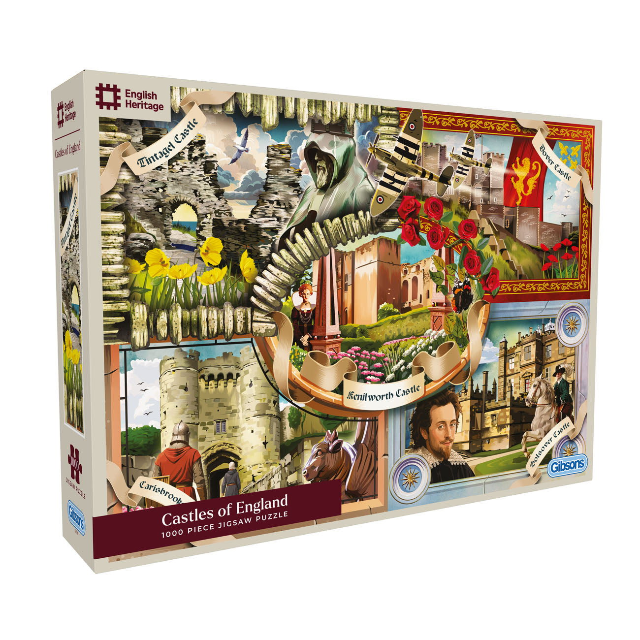 gibsons-castles-of-england-puzzle-1000-teile-burgen image 1