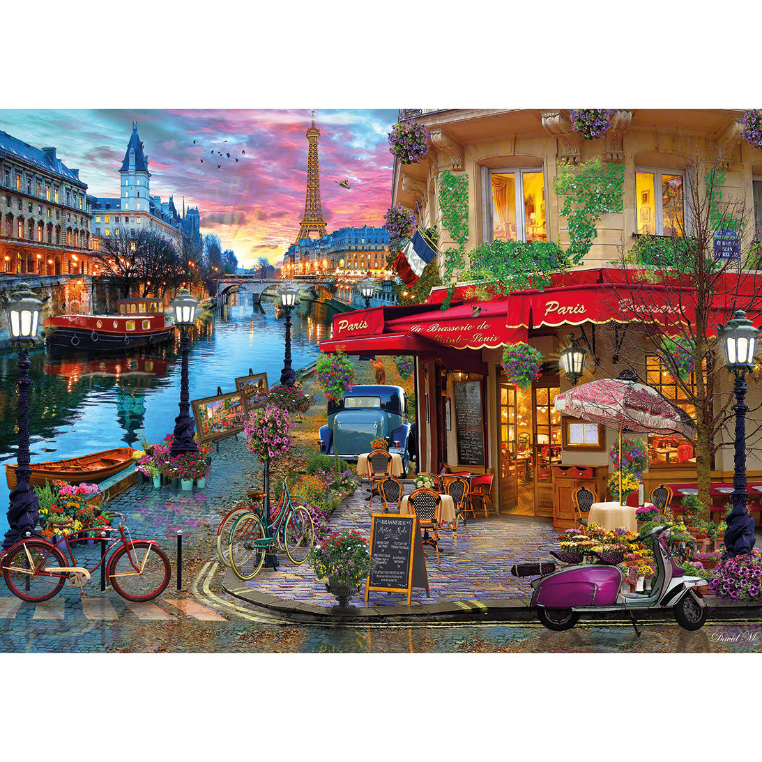 gibsons-sunset-on-the-seine-puzzle-1000-teile-paris image 2