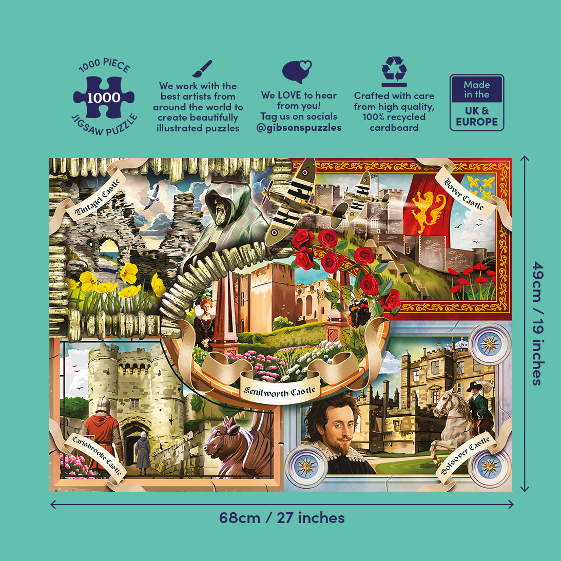 gibsons-castles-of-england-puzzle-1000-teile-burgen image 4
